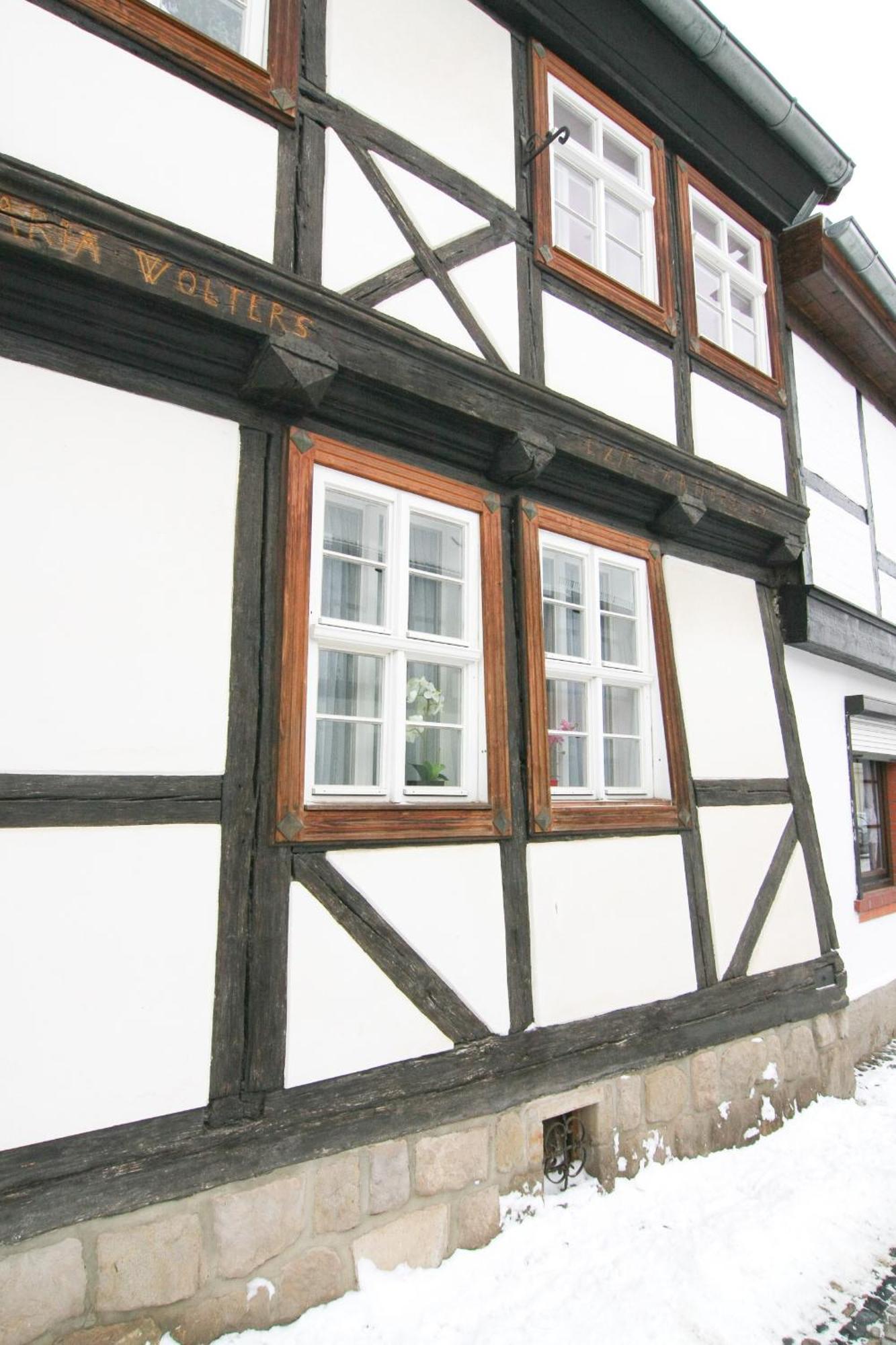 Urlaub Im Fachwerk - Das Sattlerhaus Кведлинбург Экстерьер фото